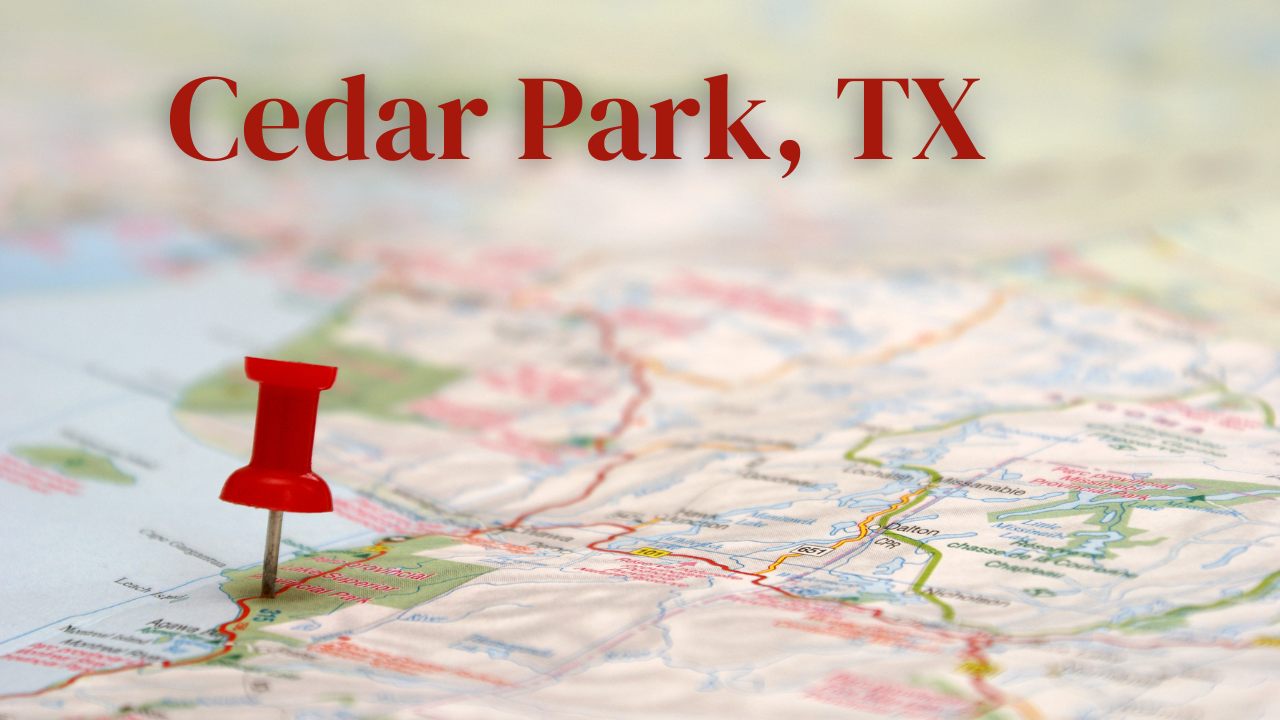 Map Tour of Cedar Park TX